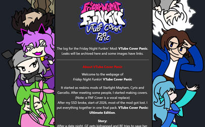 VTUBE COVER PANIC. A Friday Night Funkin' Mod